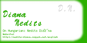 diana nedits business card